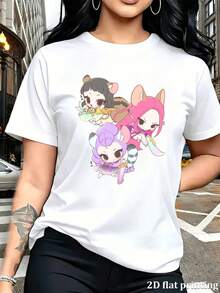 Women T-Shirts - White - View 2