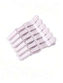 12pcs Salon Crocodile Clips, Plastic Partition Clips, Hair Clips, Evening Dress Clips, Makeup Clips, Hair Styling Tools, Multi-Color, Cute Salon Clips For Daily Use, Suitable For Home Salon Partition Hair Styling Tools, Daily Outdoor Travel, Party Gifts - Black - View 17