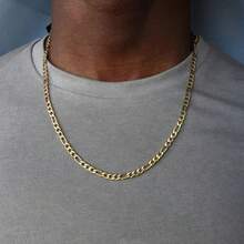 1pc Classic Stainless Steel Figaro Chain Necklaces For Men - Necklace - View 1