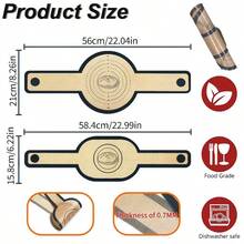 Silicone Baking Mat With Handles, Oval And Round Shapes, Heat Resistant Non-Stick Oven Liner, Round And Rectangular Design, Bread Baking Accessories - View 12