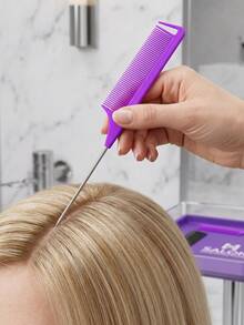 1/2/20pcs Hair Coloring Tail Comb Set, Wooden Detangling Brush, Salon Professional Hair Styling Tools, Women Hair Accessories, Portable Travel Hair Care Kit - Multicolor - View 3