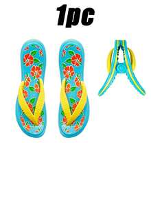 1pc/2pcs Beach Towel Clips, Suitable For Beach Chairs, Patios And Pool Accessories, Cartoon Glass Cup Cocktail Towel Clips, Fun Decor Clothespins, Home Decor (Cute Style) - Multicolor - View 20