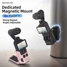 适用于 Osmo Pocket 4 的磁性支架，适用于 Osmo Pocket 4 的底座，带可调节角度的多功能桌面底座，适用于 Osmo Pocket 4 配件。特点：内置 6 个高强度磁铁，吸附力强，防止掉落。 - 查看 1