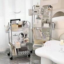 Xe đẩy đựng đồ bằng acrylic trong suốt, thích hợp cho nhà bếp, phòng khách và phòng ngủ. Có thể dùng làm kệ đựng đồ nhiều tầng, kệ đựng đồ di động trong suốt hoặc xe đẩy nhỏ. Có thể dùng để đựng mỹ phẩm, sách vở phòng ngủ, đồ ăn nhẹ phòng khách, kệ đựng đồ nhiều tầng, cũng như trang trí phòng tắm và ngoài trời. - trong suốt - Xem 3