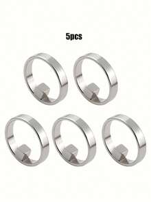 3D Round Magnetic Nail Stickers And Cat-Eye Magnetic Rings, Designed Specifically For Round Nails. Perfect For Nail Salons, DIY Enthusiasts, And Brides, As Well As For Valentine's Day And Christmas Gifts-An Easy-To-Use Magnetic Nail Design Kit. - Silver - View 11