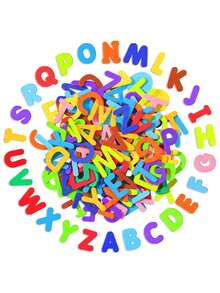 200张字母贴纸，10种颜色泡沫字母贴纸，自粘式ABC字母贴纸，适用于DIY手工、儿童学习、剪贴簿和派对装饰 - 彩色 - 查看 6