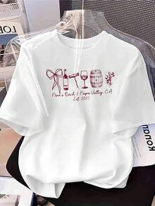 Women T-Shirts - [White] - View 1