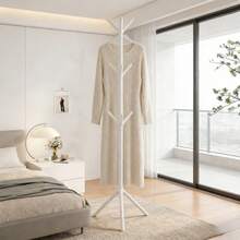The Tree-Shaped Coat Rack Has 9 Hooks That Can Be Used To Hang Coats, Hats, Handbags, And Scarves, Saving Space In The Entryway, Office, Or Bedroom. It Is Suitable For Jackets And Coats And Is An Ideal Choice For Bedrooms, Living Rooms, And Other Spaces. - Black - View 11