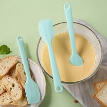 4pcs/1pc Silicone Spatula Set, Suitable For Cream, Jam And Butter, Easy To Clean, Ideal For Home, Restaurant, Dessert Shop, Baking Kitchen Tools - View 8