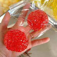 2PCS-Colorful Crunchy Bead Stress Relief Toy – Squeeze Squishy Sensory Fidget Ball Squishy Toys - 彩色 - 查看 3