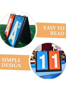 2-Digit Scoreboard, Referee Counter Scorecard For Football, Badminton, Basketball, Suitable For Game Room Scoring - Multicolor - View 9