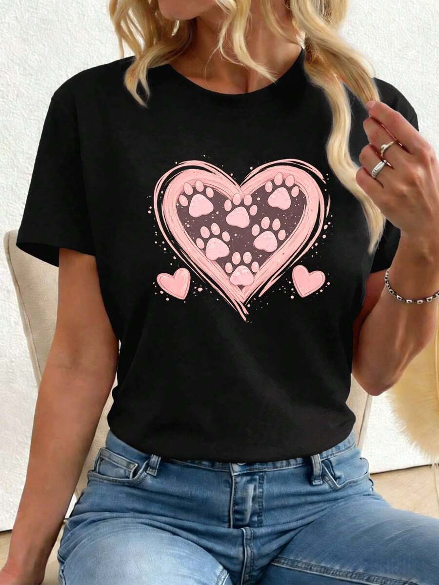 Women T-Shirts - Black - View 1