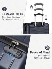 Luggage Sets - Navy Blue - View 6