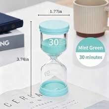 1 pieza Temporizador de macarrón creativo, herramienta de gestión del tiempo para estudiantes con múltiples opciones de tiempo, decoración de escritorio, regalo perfecto para vacaciones y ocasiones especiales - Múltiples estilos - Ver 11