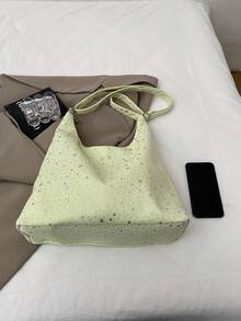 Fashionable Large Tote Bag For Women, New Design Shoulder Bag, Chic Handbag - Green - View 3