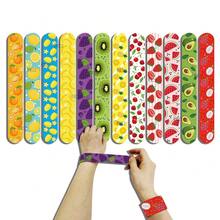 Vòng vỗ tay chủ đề trái cây - Dưa hấu, chanh, dâu tây, chuối, khế, thích hợp cho các hoạt động ở trường học. - Nhiều màu - Xem 2