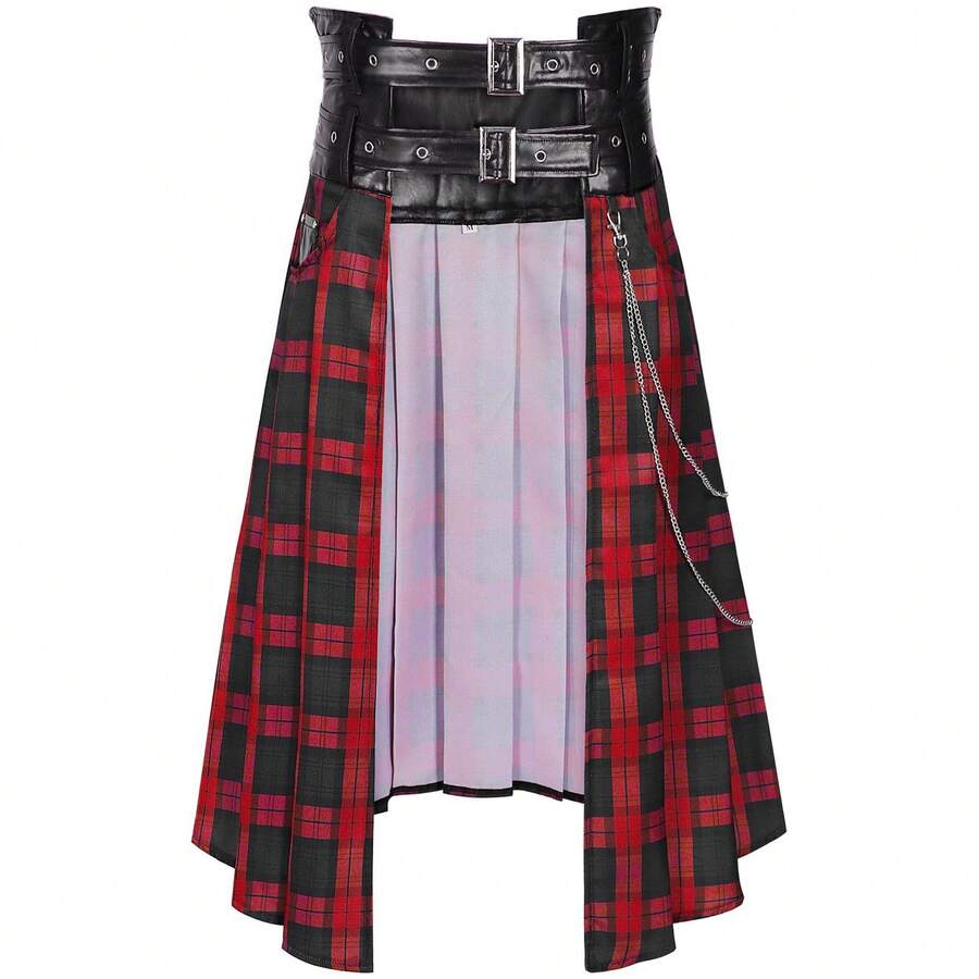 Women Skirts - Red - View 1