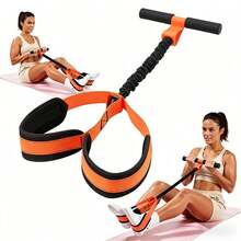 1 dây kháng lực chống trượt có thể điều chỉnh, chất liệu cao su dày, bàn đạp chân, dụng cụ tập thể dục, dụng cụ tập cơ bụng bằng mút mềm, dụng cụ tập yoga tại nhà dành cho nam và nữ. - Nhiều màu - Xem 3