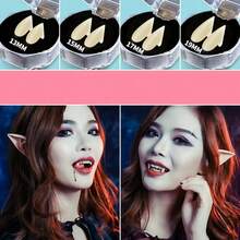 3 Bộ Răng Giả Ma Cà Rồng/Xác Sống, Phụ Kiện Trang Điểm Gây Cười Cho Tiệc Halloween - Xem 2