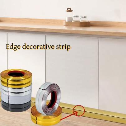 1 cuộn nẹp trang trí PVC tự dính dài 3 mét x rộng 2cm, dải bịt kín tự dính, nẹp trang trí tường PVC tự dính, dải bịt kín cạnh tường, dải che khe hở cửa/cửa sổ/đồ nội thất, nẹp viền giấy dán tường trang trí tự dính chống va chạm, thích hợp cho các cạnh tường, khe hở cửa/cửa sổ, viền đồ nội thất và bảo vệ chống va chạm.