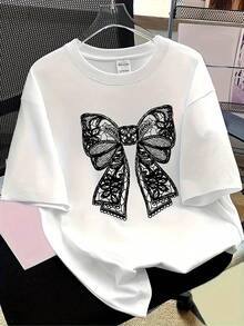 Women T-Shirts - [White] - View 1