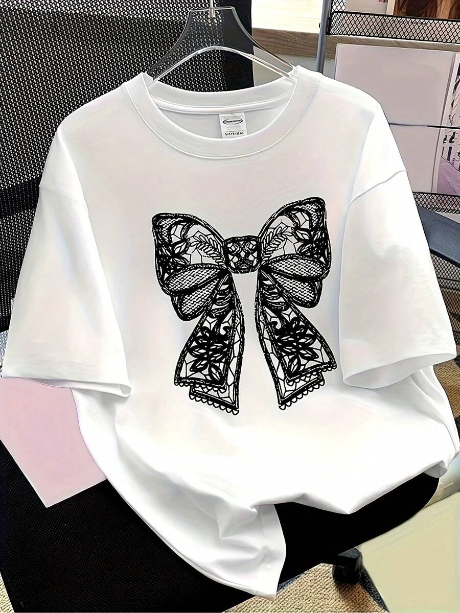 Women T-Shirts - [White] - View 1