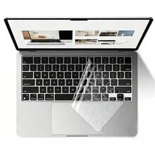 SDYIGOE Miếng dán bảo vệ bàn phím TPU siêu mỏng dành cho MacBook Air 2026 13.6 inch (chip M2, M3, M4, M5), tương thích với các model A3449 A3240 A3113 A2681, kèm theo 1 miếng dán bảo vệ trackpad miễn phí. - Xem 6