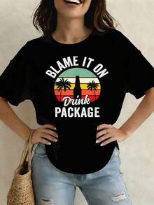 Women T-Shirts - Black - View 8