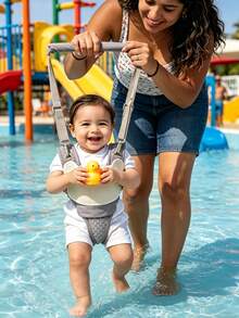 1pc Infant Toddler Walking Assistant Harness, Handheld Baby Walker Safety Strap, Child Walking Trainind, Suitable For Spring, Summer, Autumn And Winter, Available In Pink, Green, Purple - Purple - View 7