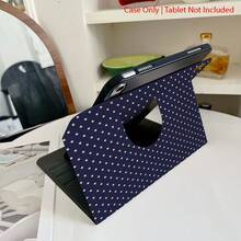 1 chiếc ốp lưng máy tính bảng màu xanh hải quân chấm bi trắng, tương thích với iPad thế hệ thứ 10 10.9 inch 2022 Smart Case/ Air 13 (M3 2025)/ Air 11 (M3 2025)/ Air 11 (M3 2025)/ 11 (A16 2025)/ Tương thích với Galaxy Tab S10+/S9/A9, Tương thích với Matepad. - Nhiều màu - Xem 4