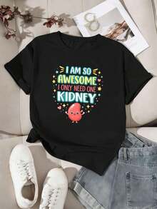 Women T-Shirts - Black - View 2