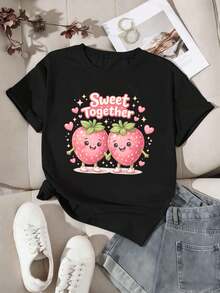 Women T-Shirts - Black - View 2