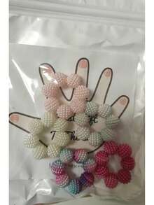 5件套成人手指减压玩具，迷你手指按摩环，串珠指环，缓解压力 - 彩色 - 查看 14