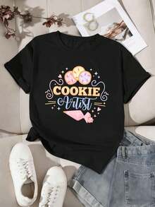 Women T-Shirts - Black - View 2