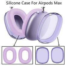 Set Casing Pelindung Silikon Kompatibel dengan Max, Casing Pelindung Silikon Lembut Transparan, Penutup Pelindung TPU, Casing Pelindung Silikon Terbaru, Penutup Pelindung Silikon, Tahan Air, Tahan Debu, Anti Sidik Jari, Tahan Gores, Anti Jatuh, Perlindungan Menyeluruh 360°, Cangkang Pelindung Headphone Silikon Transparan, Penutup Ikat Kepala Silikon, Bahan Silikon Lembut, Lebih Nyaman, Tahan Lama dan Mudah Dibersihkan, Tersedia Berbagai Warna, Hadiah yang Bagus - MultiWarna - View 15
