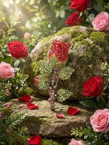 Luxuriöse Strass-Rose Broschen - Pflanzennadeln für Frauen und Unisex, Lässig Party Schmuckzubehör / Geschenke für Freunde, Abzeichen Dekoration - Rosen - Übersicht 12