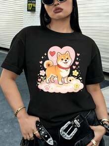 Women T-Shirts - Black - View 2