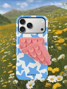 A Stylish Phone Case That Does Not Include A Lanyard Or Stand. This One-Piece Fashion Phone Case Features A Dark Blue Star Design And Is Suitable For The 17 Pro, 16 Pro, 15 Pro, And 14 Pro. A Stylish And Interesting Korean-Style Phone Case, Compatible With The 11/12/13/14/15/16 Pro Plus. Its Elegant Design Is Suitable For Both Men And Women. A Great Gift For A Girlfriend On Easter Or Her Birthday. - 淺藍色 2 - 查看 9