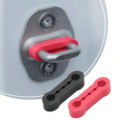Bộ 4 miếng giảm chấn cửa xe hơi đa năng, khóa cửa xe hơi, miếng đệm giảm tiếng ồn, miếng đệm chống rung, phụ kiện nội thất xe hơi.