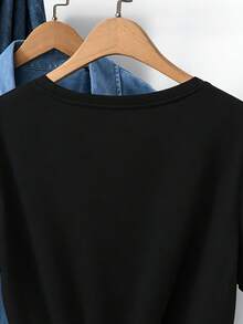 Women T-Shirts - Black - View 5