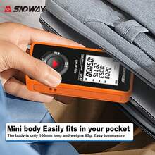 SNDWAY Portable High-Precision Digital Laser Distance Meter 50m/70m/105m Mini Laser Rangefinder 99 Sets Data Storage - A - 查看 5