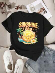 Women T-Shirts - Black - View 2