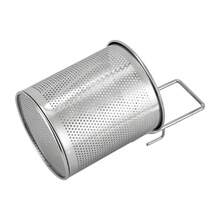 Practical 304 Stainless Steel Mesh Basket, Silver Round Hanging Food Strainer, Perfect For Kitchens, Parties, Picnics, Camping And Restaurants To Clean And Cook Grains, Beans, Fruits, Dumplings And French Fries - View 8