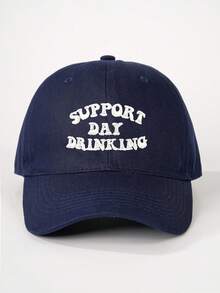 1 pieza Gorra de béisbol con bordado "SUPPORT DARK" para mujer, sombrero casual ajustable con protección solar para exteriores, adecuado para primavera/otoño, viajes, vacaciones en la playa, sombrero de sol unisex para adultos jóvenes, vacaciones, festivales - gorra de béisbol - Ver 22