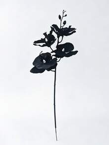 1/3pcs 17-Inch Artificial Black Orchid, Black Phalaenopsis, Artificial Phalaenopsis, Gothic Decor, Suitable For Room, Home, Kitchen, Wedding, Dining Table, Centerpiece, Office, Garden, Party, Holiday, Spring Decoration - Black - View 10