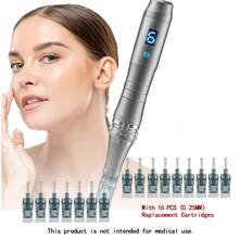 Dr.pen M8 - Mcro Pen For Body - Care Tool Kit With 16PCS 0.25MM Replacement Cartridges - Dark Grey - View 1