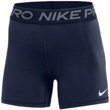 Nike Womens Pro Training Shorts 5in - 藏蓝色 - 查看 2