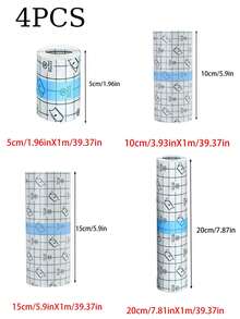 Băng dán trong suốt 5/8/10/15/20cm, băng dán chăm sóc hình xăm, màng bảo vệ chống thấm nước, thích hợp cho bơi lội để ngăn nước xâm nhập, cách ly tạp chất và nước thải, có thể dùng làm miếng dán chống thấm nước khi bơi, băng dính tự dính chống thấm nước, băng dính bảo vệ cách ly ô nhiễm. - Xem 10