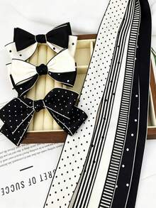 1pc/3pcs/6pcs 4cm Double-Sided Satin Ribbon, Gift Box Packaging Decorative Ribbon, Clothing Accessories, Wedding Decoration Ribbon, Birthday Holiday Rose Flower DIY Handmade Ribbon (1m/Roll) - View 2