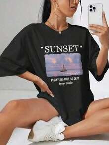 Women T-Shirts - Black - View 1